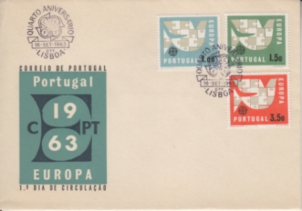 P FDC 0948 / 0950 - 1963 ●